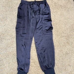 INC International Concepts Periwinkle Satin Joggers